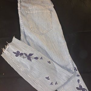 Old Navy Rockstar frayed hem jeans